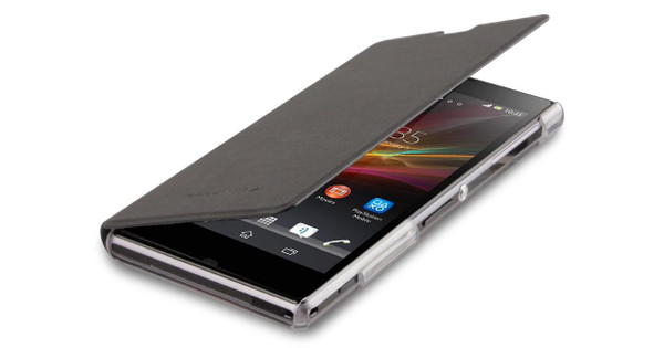 fotografie soort Razernij Roxfit Flip Book Case Sony Xperia Z1 Black Executive - Coolblue - Voor  23.59u, morgen in huis