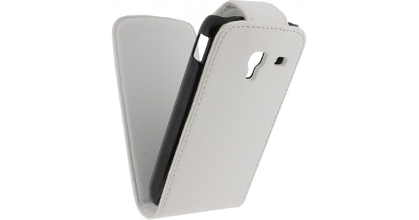 Respect Verlating De schuld geven Xccess Leather Flip Case Samsung Galaxy Ace 3 White - Coolblue - Voor  23.59u, morgen in huis
