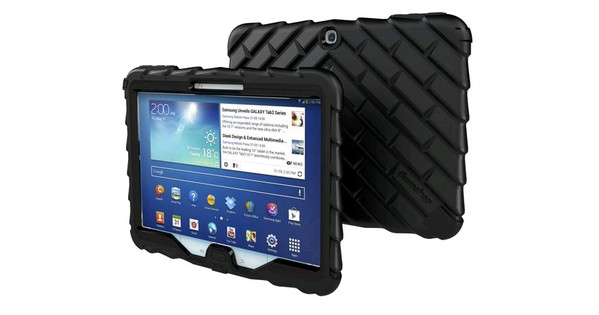 Habitat bereiden Mammoet Gumdrop Drop Tech Case Samsung Galaxy Tab 3 10.1 Black - Coolblue - Voor  23.59u, morgen in huis
