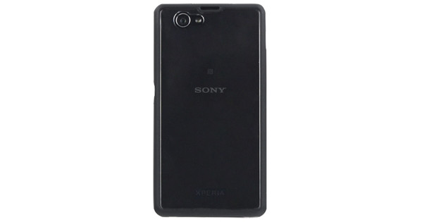 lade arm Tegenhanger Roxfit Gel Shell Sony Xperia Z1 Compact Black - Coolblue - Voor 23.59u,  morgen in huis