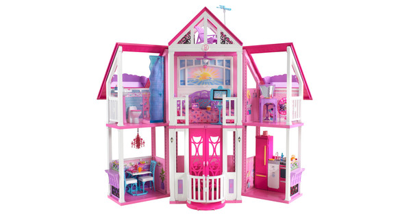 stok helper Melodieus Barbie Malibu Strandhuis - Coolblue - Voor 23.59u, morgen in huis