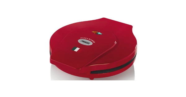 Pizza Maker Princess 32 Cm Con Grill | Termostato Regolabile Fino A 200°C | Multifunzione, Apertura 180° | Rivestimento Antiaderente, Senza BPA