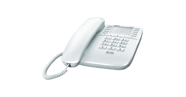 Téléphone Fixe Gigaset DA510 - Version Allemande - Bibloc Avec écran Et 10 Mémoires - Noir - 10