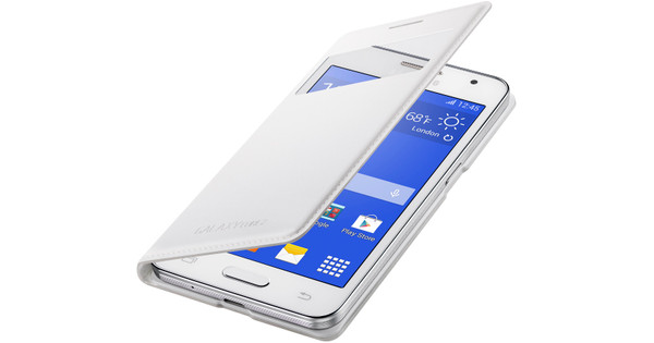 Atlas Masaccio Schurk Samsung Galaxy Core 2 S View Cover Wit - Coolblue - Voor 23.59u, morgen in  huis