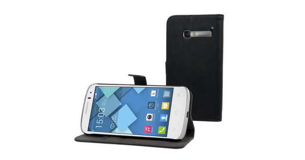 Muvit Slim Case Alcatel One Touch C5 Zwart Coolblue - Voor 23.59u, morgen in huis