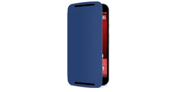 Aanbeveling Hectare Encommium Motorola Moto G (2014) / Moto G 4G (2015) Book Case Blauw - Coolblue - Voor  23.59u, morgen in huis