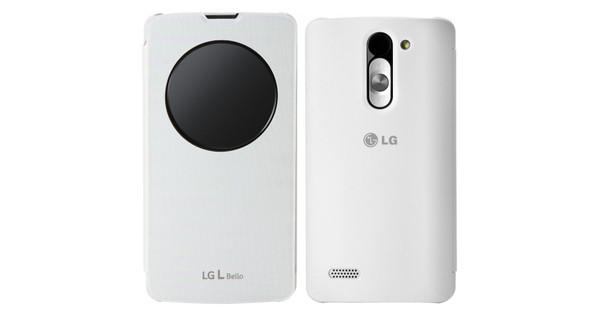 LG L Bello QuickCircle Cover Wit - Voor 23.59u, morgen in huis