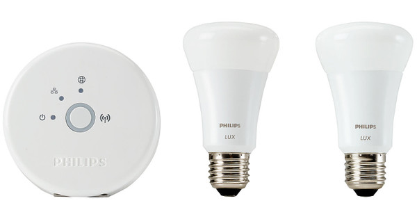 Philips Hue Lux Led Lamp Starter Pack Coolblue Voor 23 59u Morgen In Huis