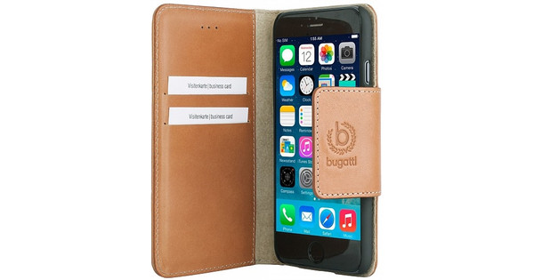 resterend Netto Kruiden Bugatti BookCover Amsterdam Apple iPhone 6/6s Cognac - Coolblue - Voor  23.59u, morgen in huis