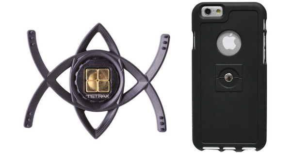 Tetrax Smart Xcase Apple iPhone 6 Zwart - Coolblue - Voor 23.59u, morgen in