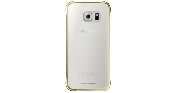 Uitstekend Magistraat Meter Samsung Galaxy S6 Clear Cover Goud - Coolblue - Voor 23.59u, morgen in huis