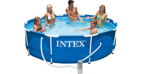 Intex Metal Frame Set 305 x 76 cm Filterpomp - Coolblue - Voor morgen in huis