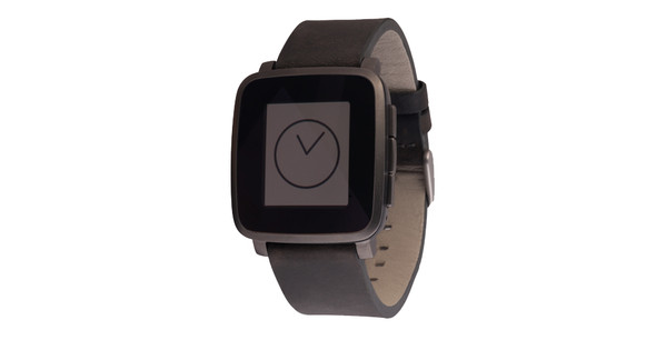 pebble time steel black