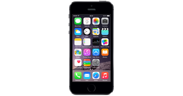 decaan stel voor Mam Apple iPhone 5S 16GB Zwart - Coolblue - Voor 23.59u, morgen in huis