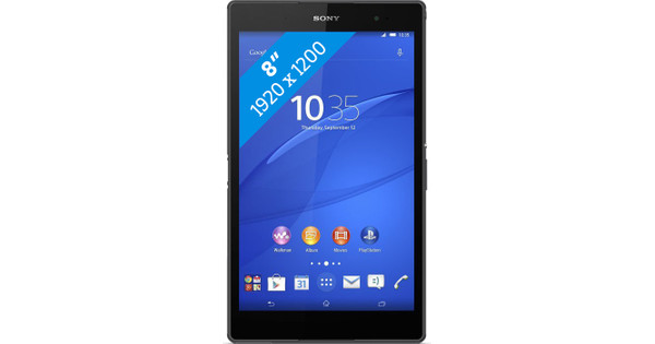 zal ik doen methaan Zin Sony Xperia Z3 Tablet Compact Wifi 16GB Zwart - Coolblue - Voor 23.59u,  morgen in huis