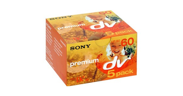 Sony Mini DV DVM 60 Premium 5-Pack