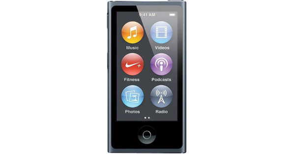 zelf angst uitlaat Apple iPod Nano 16 GB Space Gray (7G) - Coolblue - Voor 23.59u, morgen in  huis