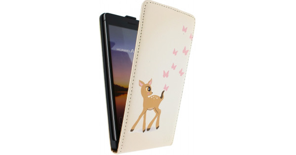 Mobilize Ultra Slim Flip Case Huawei Ascend P7 Deer Coolblue Voor 23.59u, morgen in huis