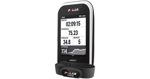 polar v650 hr strava