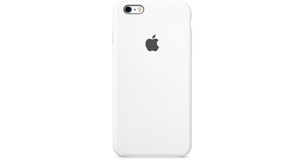 Apple 6/6s Silicone Case Wit - - Voor 23.59u, morgen in huis