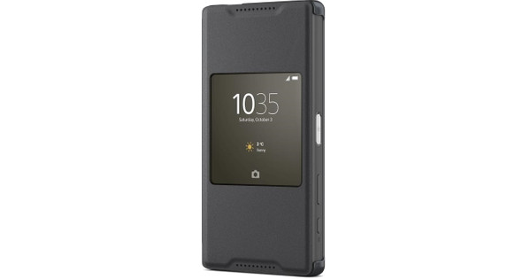 Joseph Banks Verantwoordelijk persoon absorptie Sony Xperia Z5 Compact Style Cover Zwart - Coolblue - Voor 23.59u, morgen  in huis