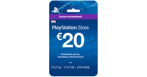 fiets Vrijgevig boeket PlayStation Network Voucher Card 20 Euro NL - Coolblue - Voor 23.59u,  morgen in huis