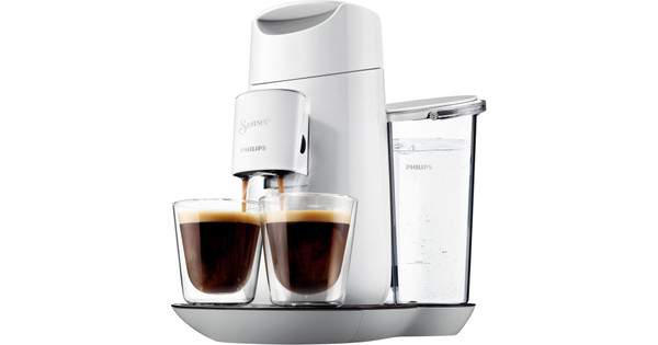 Philips Senseo Twist HD7871/10 Machine à café avec réservoir d'eau XL,  blanc