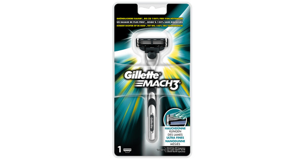 Gillette Mach3 Scheermes + 6 Scheermesjes - Voordeelverpakking