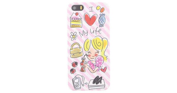 Vruchtbaar Kabelbaan Zich afvragen Blond Amsterdam I Love My Life Apple iPhone 5/5S/SE Roze - Coolblue - Voor  23.59u, morgen in huis