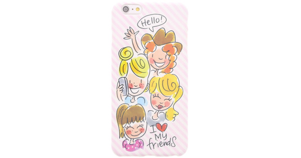 Blond Amsterdam Love Friends Apple iPhone 6 Plus/6s Plus Roze - Coolblue - Voor morgen in huis