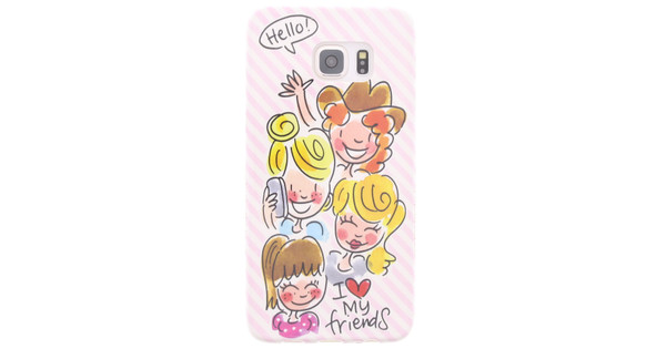 Blond Amsterdam I Love My Friends Samsung S6 Roze - Coolblue - morgen in huis