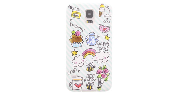 cassette zag Shinkan Blond Amsterdam Happy Days Samsung Galaxy S5 Mini Groen - Coolblue - Voor  23.59u, morgen in huis