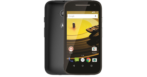 onderschrift Helderheid Ruim Motorola Moto E 4G (2015) Zwart - Mobiele telefoons - Coolblue