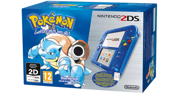 Nintendo 2DS + Pokemon Blue Version