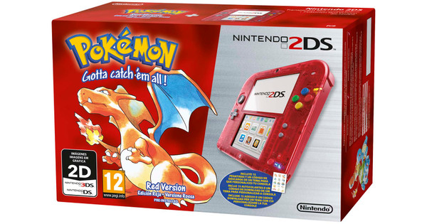 Nintendo 2DS + Pokemon Red Version