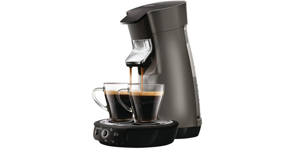 Philips Senseo Viva Café Donkergrijs HD7831/50 - Coolblue - 23.59u, morgen in