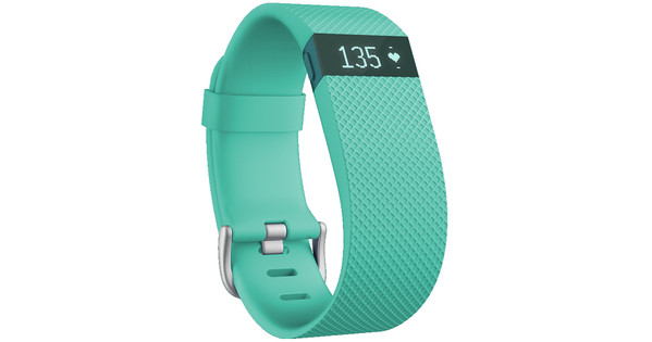 verbinding verbroken correct genie Fitbit Charge HR Teal - L - Slimme horloges - Coolblue