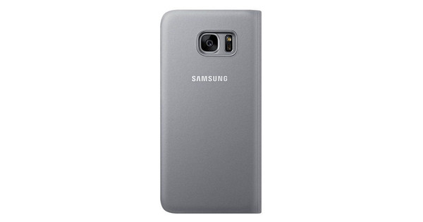 Vlot Verlating Kruiden Samsung Galaxy S7 Edge S View Cover Zilver - Coolblue - Voor 23.59u, morgen  in huis