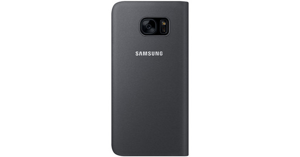 Doodskaak hand Schuldenaar Samsung Galaxy S7 Edge S View Cover Black - Coolblue - Before 23:59,  delivered tomorrow