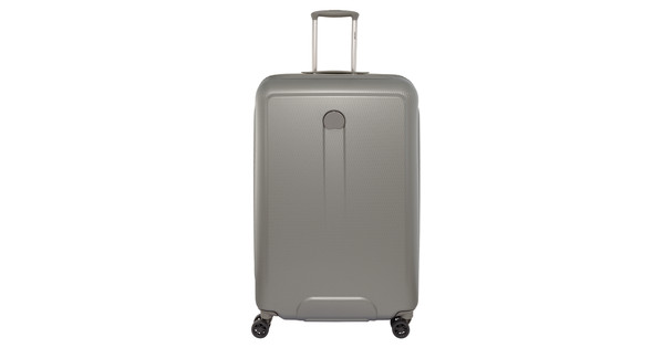 Delsey Helium Air 2 4 Wheel Trolley Case 76 cm Silver Grey