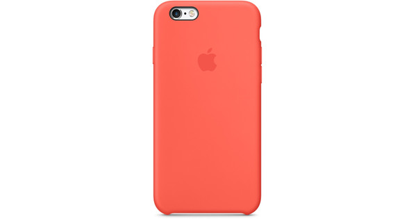 staal zak Kleren Apple iPhone 6/6s Silicone Case Apricot - Coolblue - Voor 23.59u, morgen in  huis