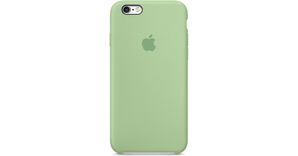 Eigenlijk uitspraak verbinding verbroken Apple iPhone 6/6s Silicone Case Mint Groen - Coolblue - Voor 23.59u, morgen  in huis
