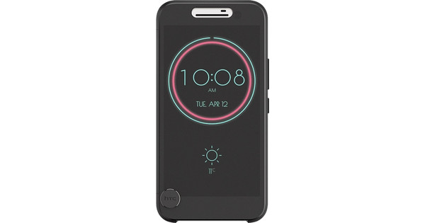olie Okkernoot Jong HTC 10 Ice View Case IV zwart - Coolblue - Voor 23.59u, morgen in huis