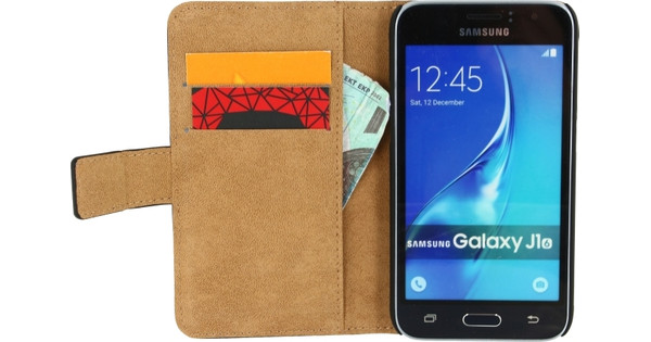 registreren Verdorie viering Mobilize Classic Wallet Book Case Galaxy J1 (2016) Zwart - Coolblue - Voor  23.59u, morgen in huis