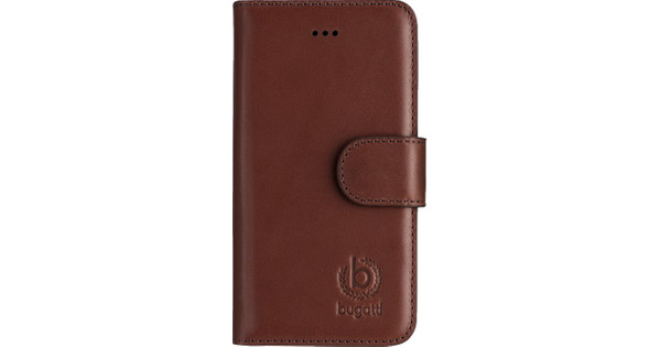 schijf Gebruikelijk voordat Bugatti Book Case Milano Apple iPhone 5/5S/SE Bruin - Coolblue - Voor  23.59u, morgen in huis