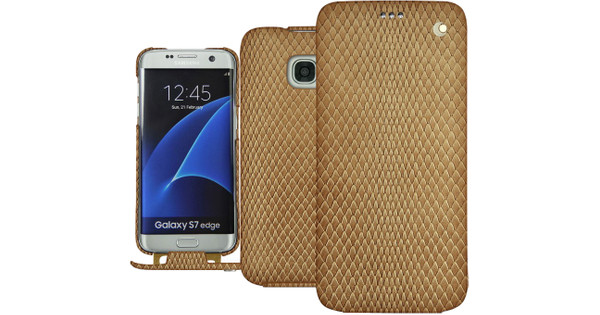 Dwaal Tussen Overstijgen Noreve Tradition Snake Leather Case for Samsung Galaxy S7 Edge Beige -  Coolblue - Before 23:59, delivered tomorrow
