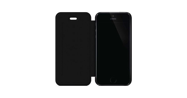 Black Rock Flex Carbon Booklet Apple iPhone 5/5S/SE Zwart