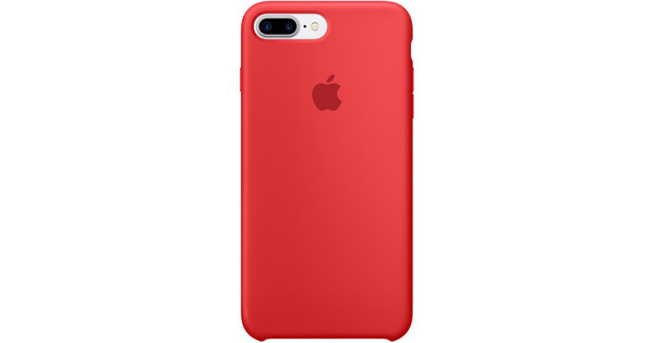 Apple 7 Plus Silicone Case Rood - Coolblue - Voor morgen in