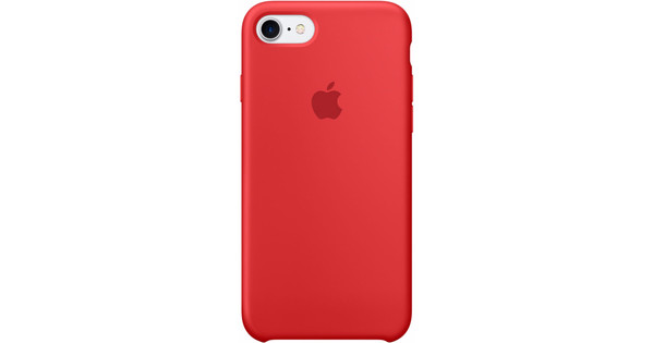 Echt niet Gezichtsvermogen Nodig hebben Apple iPhone 7 Silicone Case Rood - Coolblue - Voor 23.59u, morgen in huis