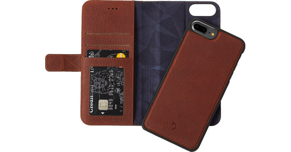 Decoded Leather 2-in-1 Wallet Case Apple iPhone 6 Plus/6s Plus/7 Plus/8 Plus Brown